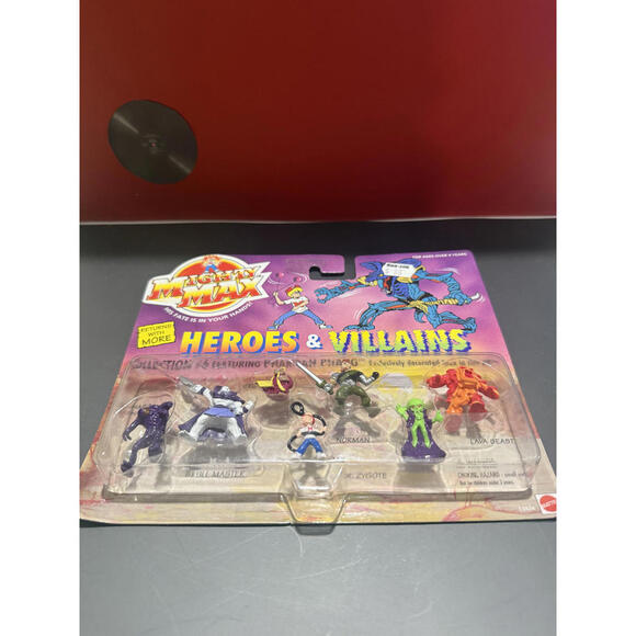 Mighty Max Heroes & Villains Collection #6 SEALED - Pharaoh Phang - RARE VINTAGE